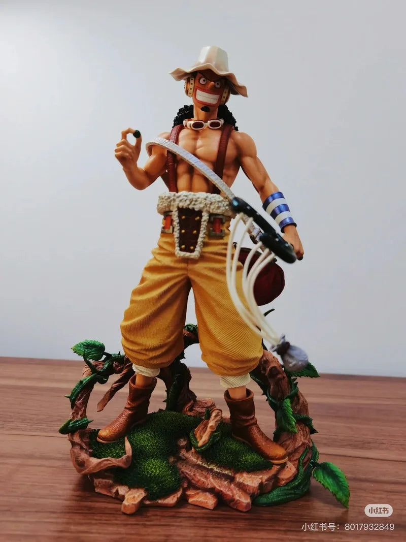25cm Anime One Piece Action Figure Usopp Two Years Later Pvc Collectible Doll One Piece Usopp Figures Model Toy Gift For Fans
