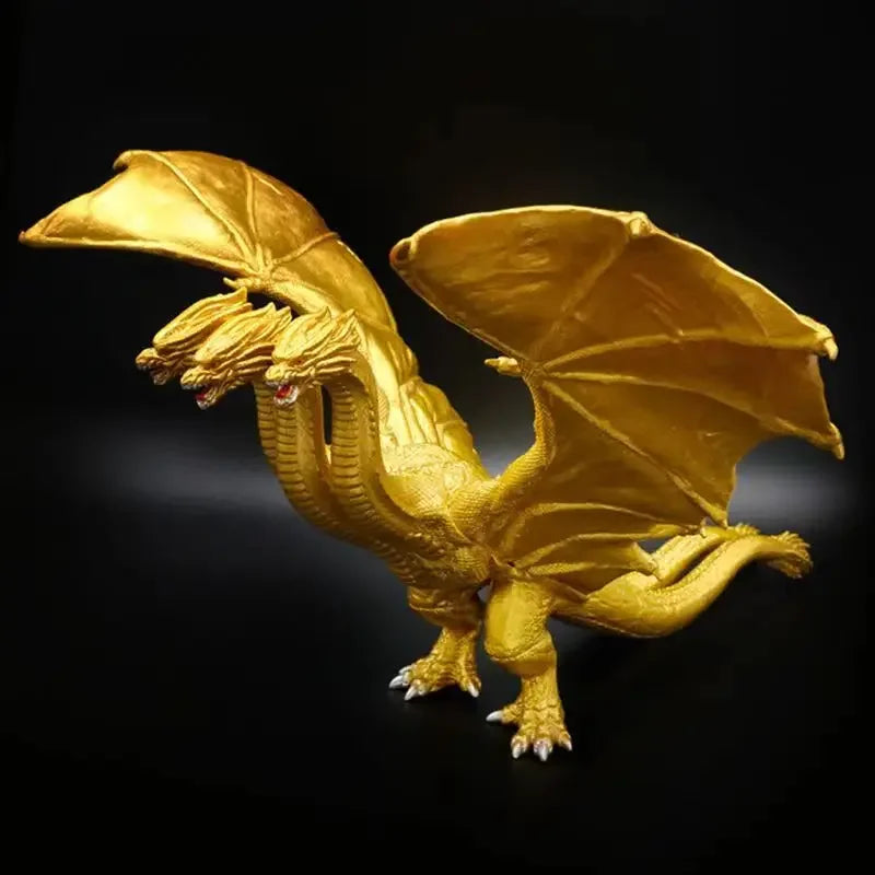 Anime Godzilla VS King Kong Action Figure King Ghidorah Three headed Golden Dragon PVC model collectibles toy kid Holiday gifts