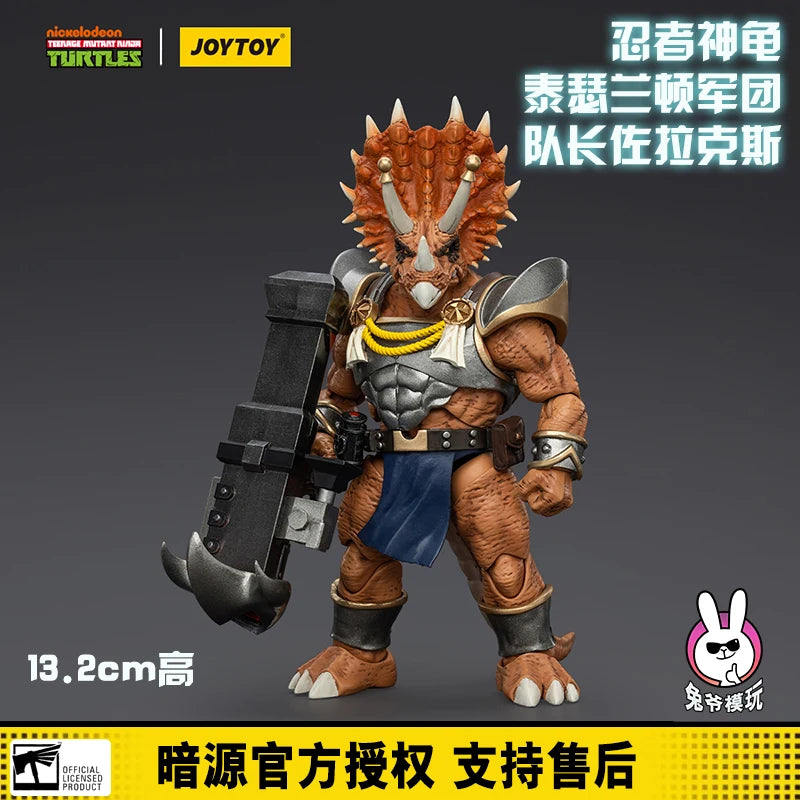 JOYTOY Ninja Turtles Soldier 18 Scale Action Figure Collectible Toy for Fans Shell Shocked Series in Stock