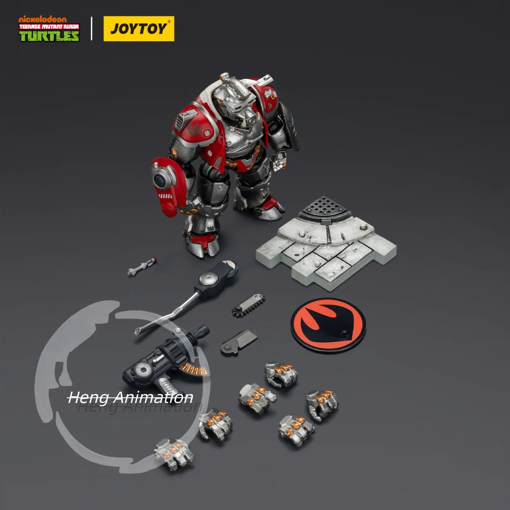 Spot goods TOYJOY 1/18 TMNT Ninja Turtles, Steel Bullhead, Pigface, "Long Live Rock 'n' Roll" Articulated Action Figures