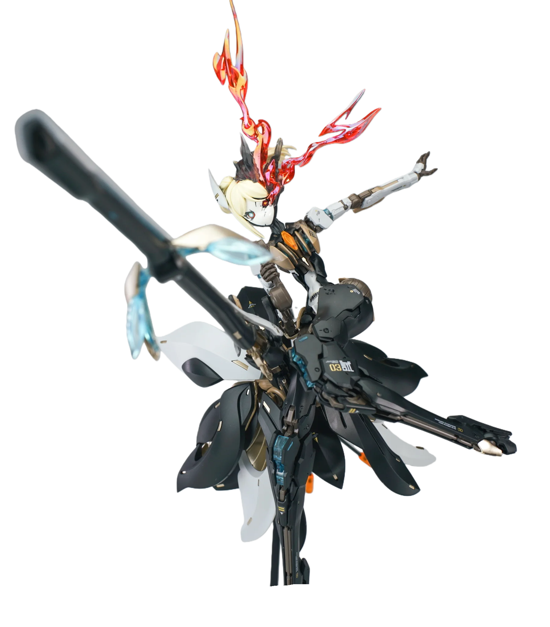 Hemoxian Model Rosado Starflower Lily 1/10 RS-03 Long Distance Sniper Type Inorganic Starflower Mechanical Girl Model Kit Toy