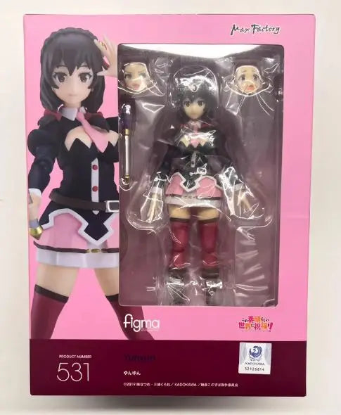 KonoSuba: God's Blessing on This Wonderful World! figma 531 Yunyun PVC Action Anime Model Toys Figure Collection Doll Gift