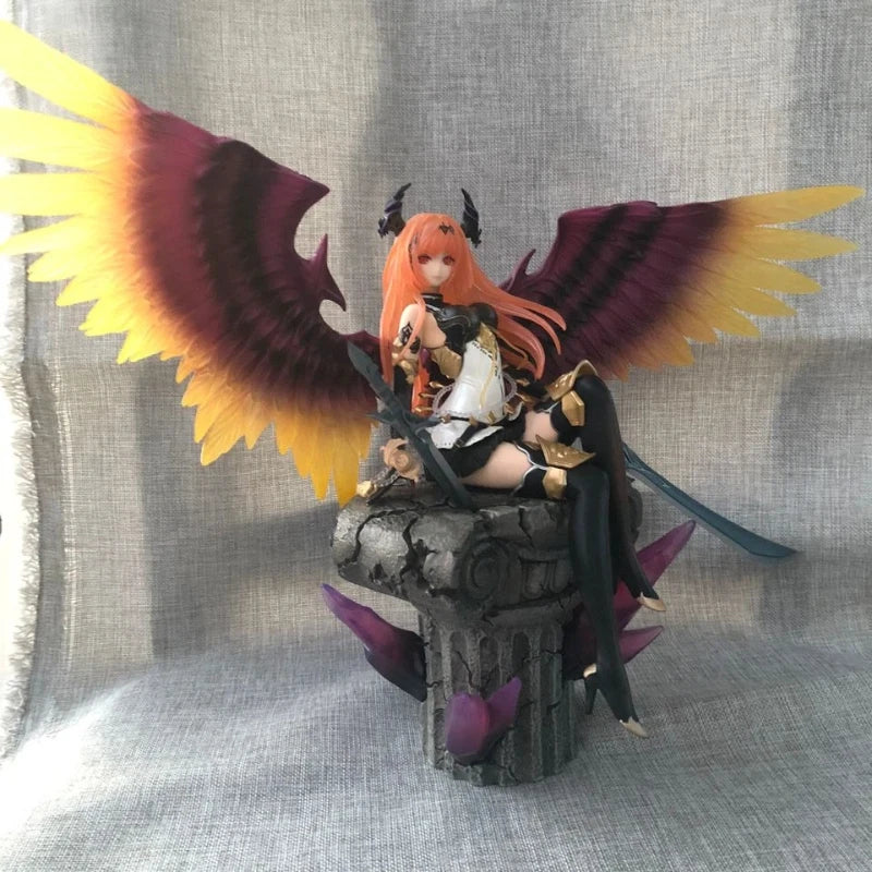 Hot Bahamut'S Dark Angel Olivia From Divine Strike Two Color Game Anime Handmade Model Holiday Birthday Gift Desktop Decoration