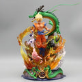 Son Goku Figur Dragon Ball Z Frieza Shenron Anime Figuren 23cm Super Saiyajin Statue PVC Schreibtisch Ornament Modell Weihnachtsgeschenke Spielzeug