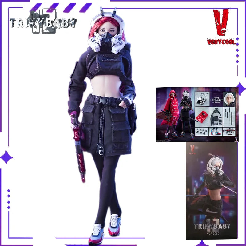 VERYCOOL Original Palm Treasure Series Cyberpunk Style Tang 12 Hong 1/12 Movable Doll Model Toy Gift for Boys CollectionOrnament