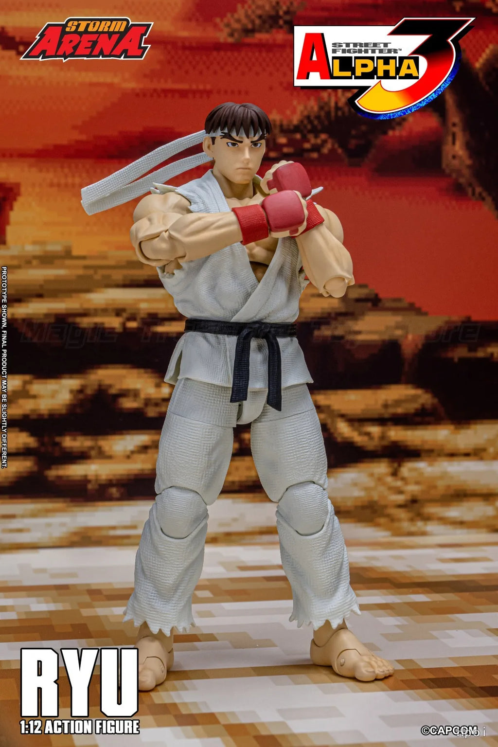 【In stock】Storm Collectibles Street Fighter Alpha 3 Ryu Hoshi 1/12 Scale Ornaments Animation Collection Gifts