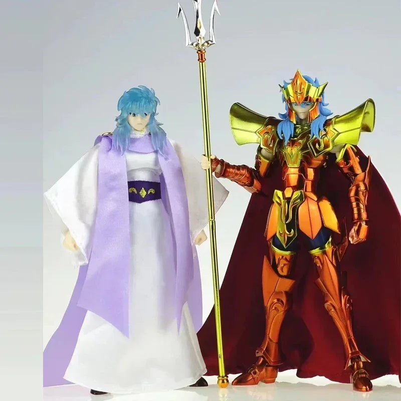 In Stock JM.MST Model Saint Seiya Myth Cloth EXM/EX Poseidon Sea Emperor with Casual Wear Knights of The Zodiac Action Figure