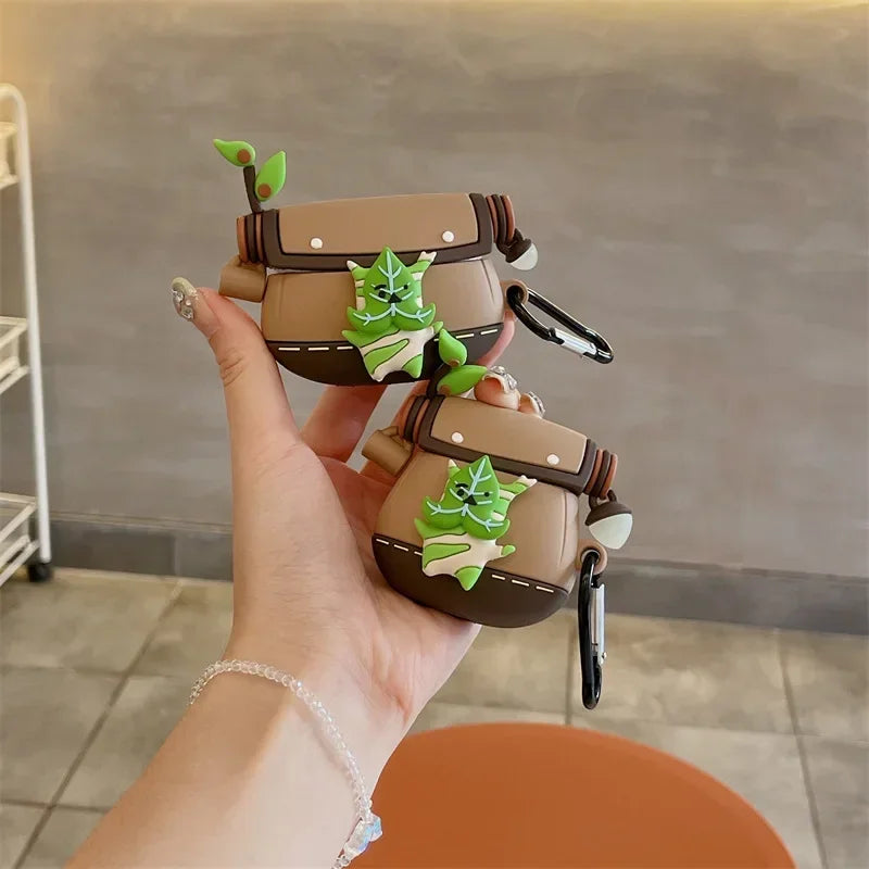 Zeldaes Yahaha Koroks Noctilucent Kopfhörerhülle für AirPods 1 2 3 Pro Tear of the Kingdom Apple Wireless Bluetooth Kopfhörerhülle