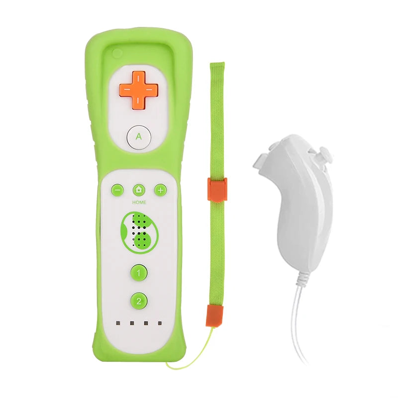 1 pair Wii Nunchuck Controller Set Motion Plus Remote Controller Wii Remote Controller Gamepad for Nintendo Wii Games Control