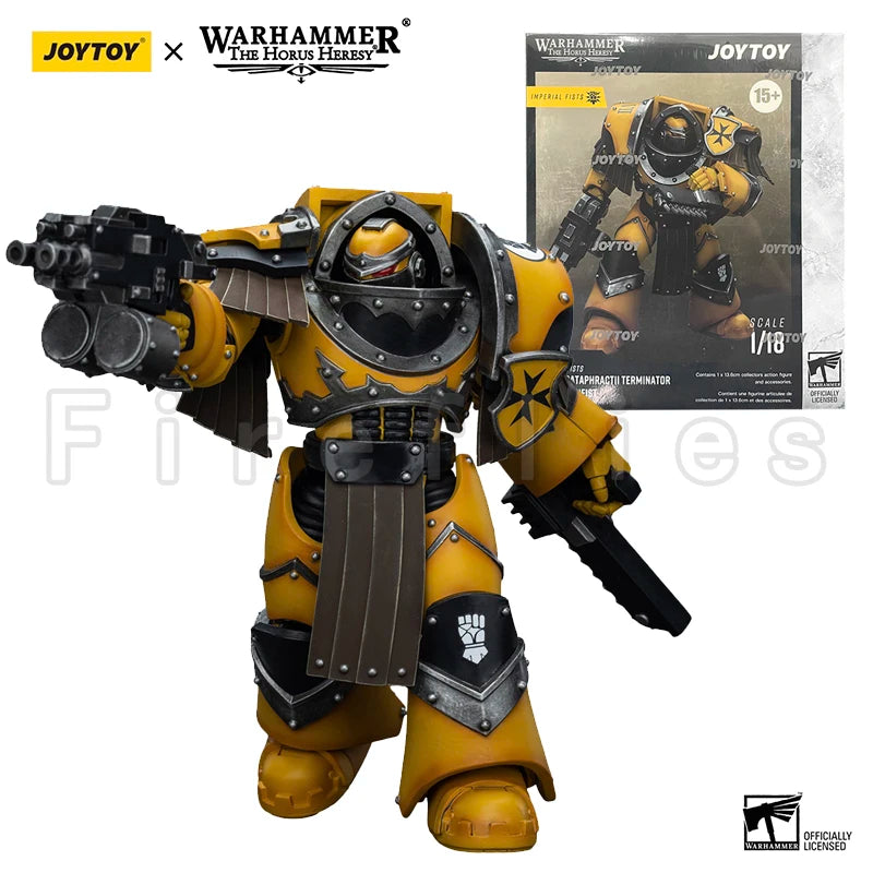 1/18 JOYTOY Action Figure The Horus Heresy Imperial Fists Legion Cataphractii Terminator Squad Anime Model Gift