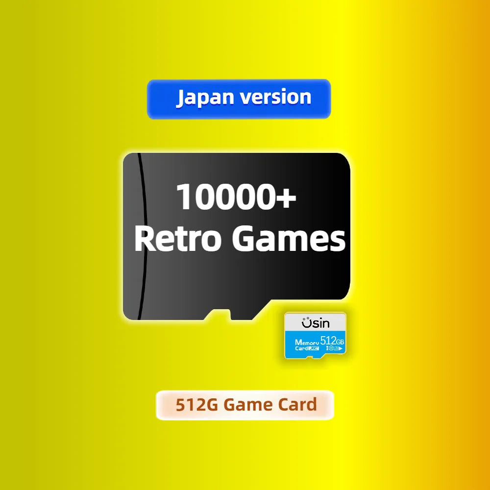 SD Card For Anbernic RG557 WiiU WII DC SS 60+ Platform console Category Retro Classic Game Custom GAMES Memory TF