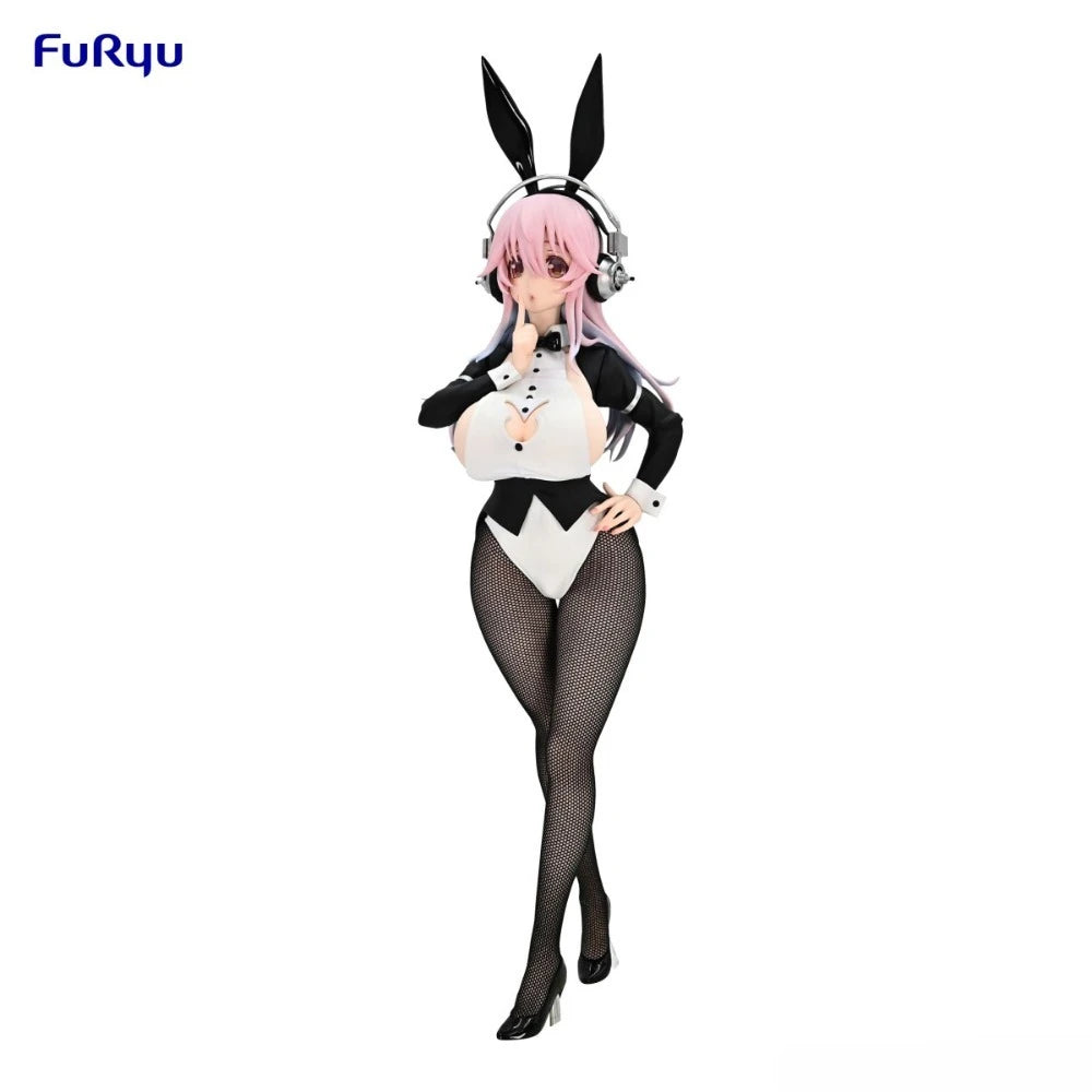 In Stock FuRyu Original Genuine Super Sonico Trio-Try-iT Figure Newly Drawn Costume Tsubame Ver 30cm Model Toys Sexy Figure Gift