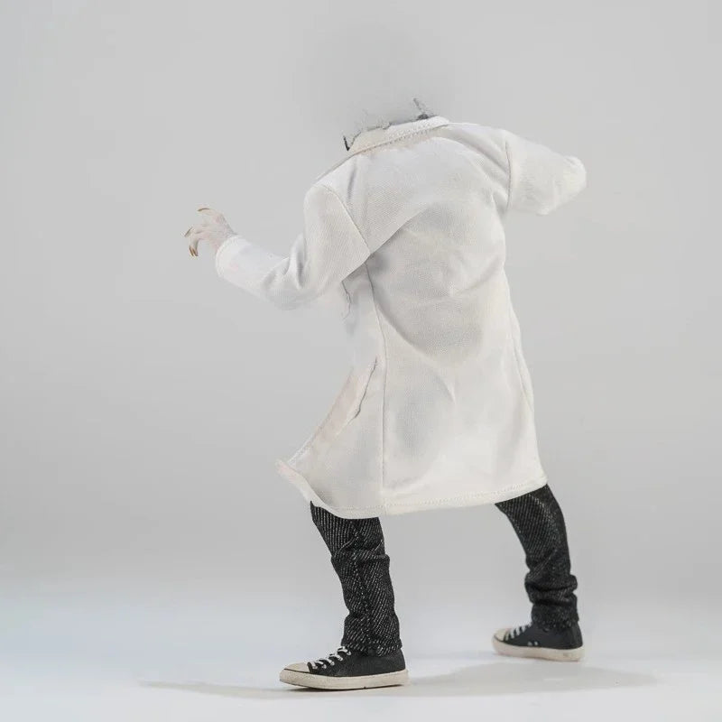 1/12 Мащабна фигурка за жени/мъжки, бяла лабораторна престилка, лекарска сестра, униформени дрехи, модел за 6-инчов войник, RomankeyGW, играчки за тяло