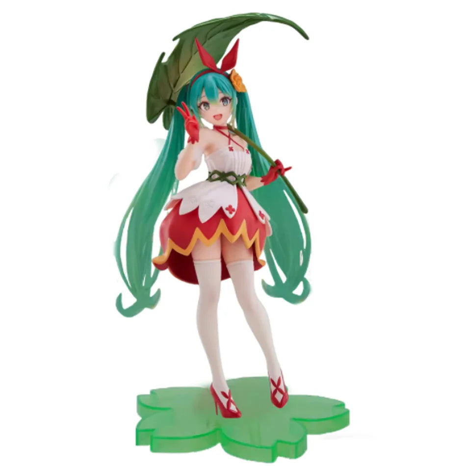 In Stock Hatsune Miku Anime Figure Fashion Subclture Miku Action Figure Christmas Gift PVC Collection Model Kawaii Girl Doll Toy