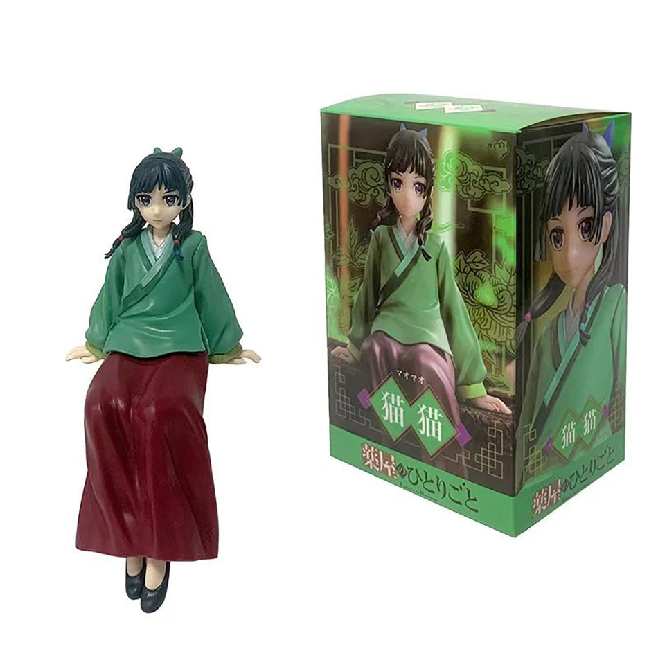 17CM Anime The Apothecary Diaries Figure Maomi Action Figural Pvc Model Kawaii Car Decoration Doll Children Toys Christmas Gifts