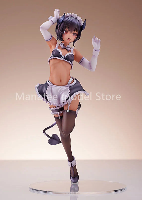 AmiAmi x AMAKUNI Original Dai Kasshoku Jidai Saki 1/6 PVC Action Figure Anime Model Toys Collection Doll Gift