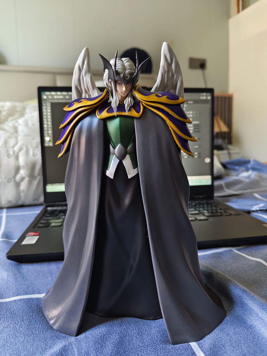 Saint Seiya Movie: Final Holy War - Fallen Angel Lucifer & Power Angel Erigor Resin Statue Collection Model