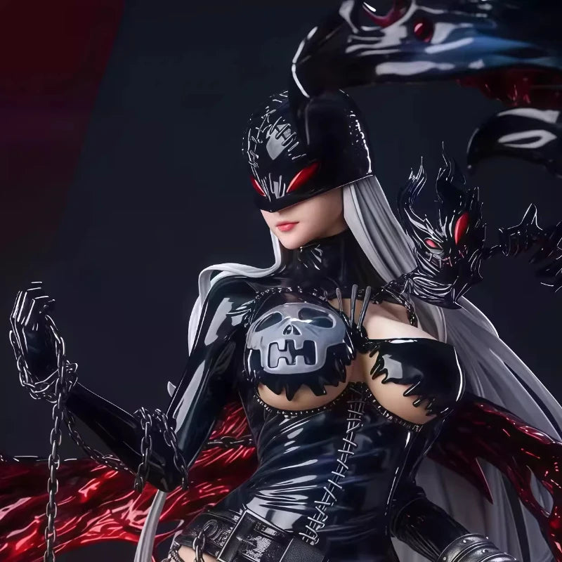 Lady Devimon Digimon Anime 48cm Gk Figure Painted Collectible Statue Desk Setup Pc Case Ornament Gift For Anime Fans Collectors