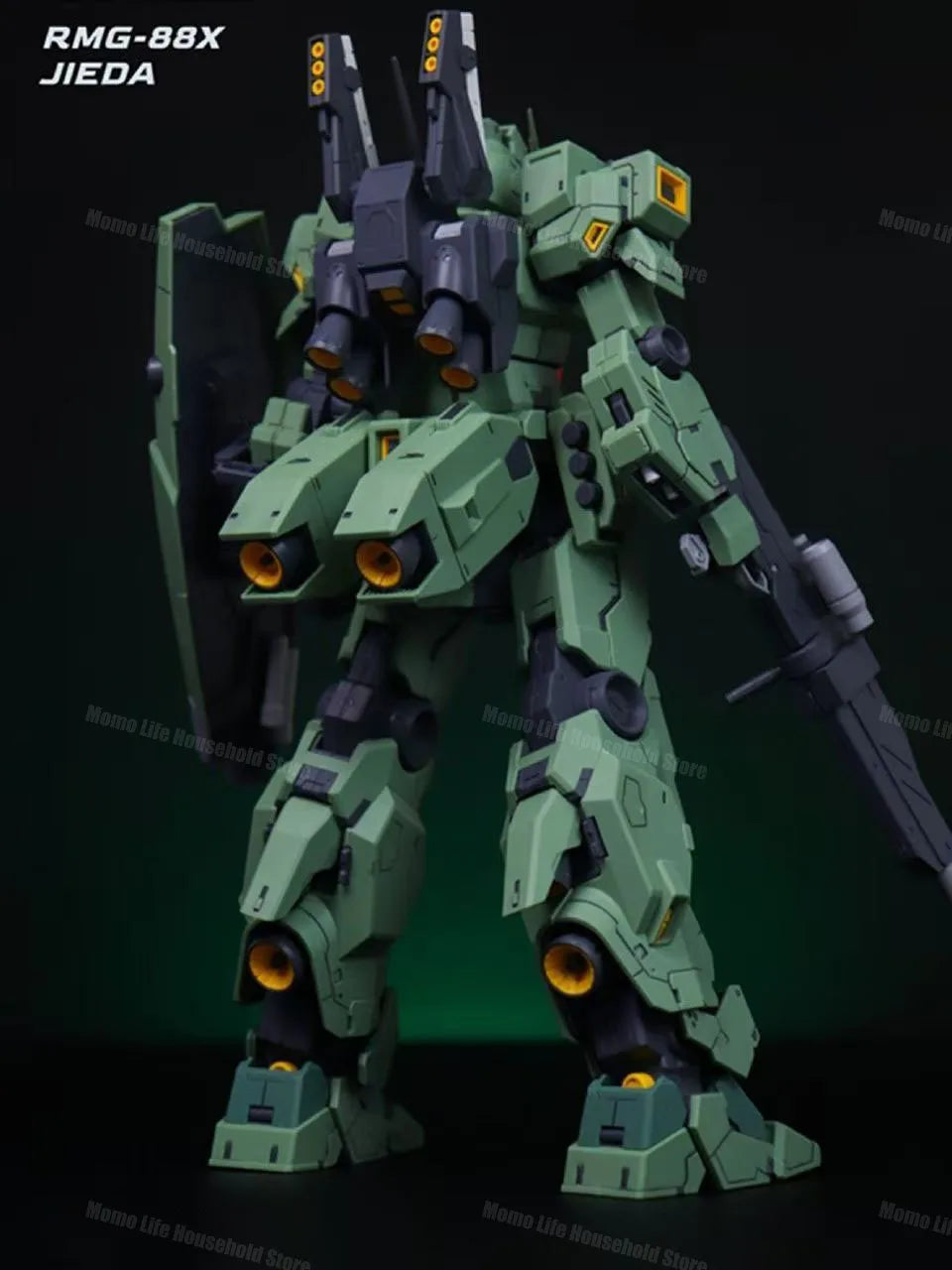 New Plamo-Loving Alien 1/100 Mg Rgm-88x Jeda Assembly Model Kits Plastic Skeleton Anime Action Figure Robot Plastic Model Toys