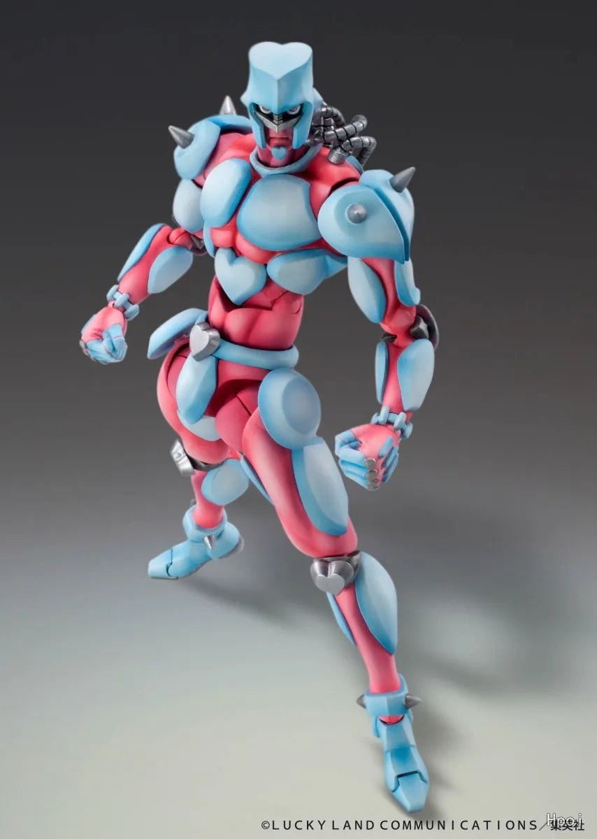 Medicos Super Action Statue Crazy Diamond JoJo Part 4 Diamond Is Unbreakable 16cm Articulated Figure Original Gifts Toys Model