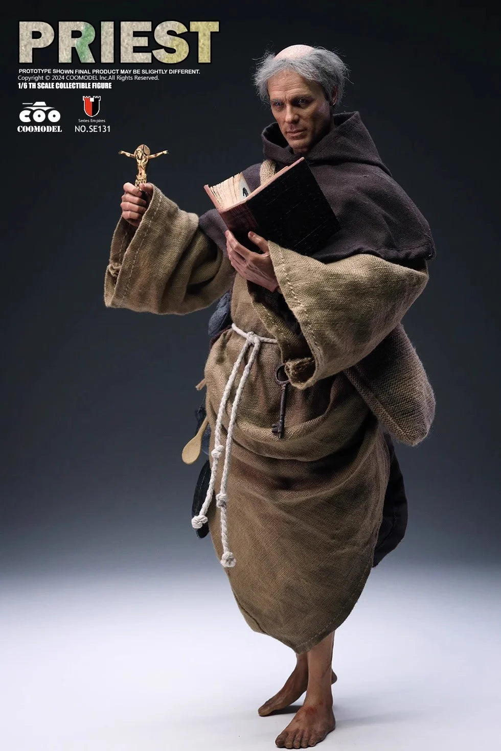 COOMODEL SE131 1/6 Empire Series Medieval Priest Action Figure