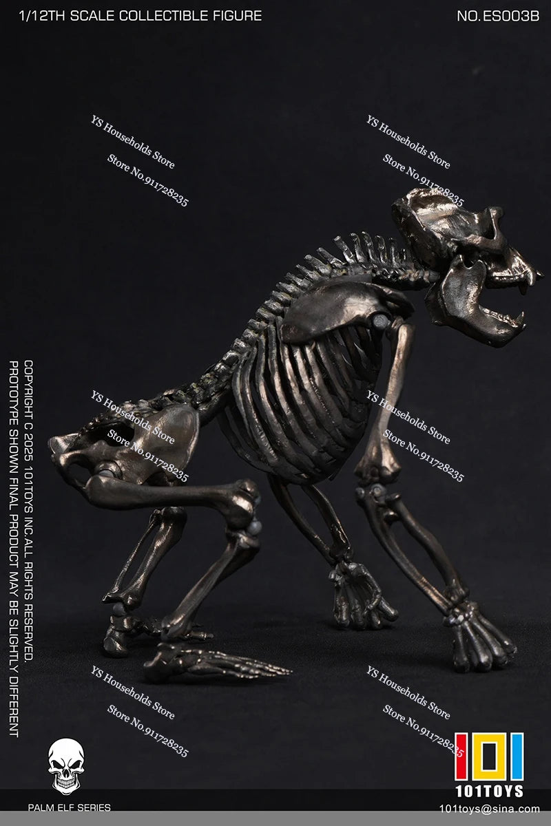 101TOYS PALM ELF SERIES ES003 1/12 CHIMPANZEE SKELETON FRAME BOBY Model Scene Accessory 6inch Skull Action Figure Home Ornament