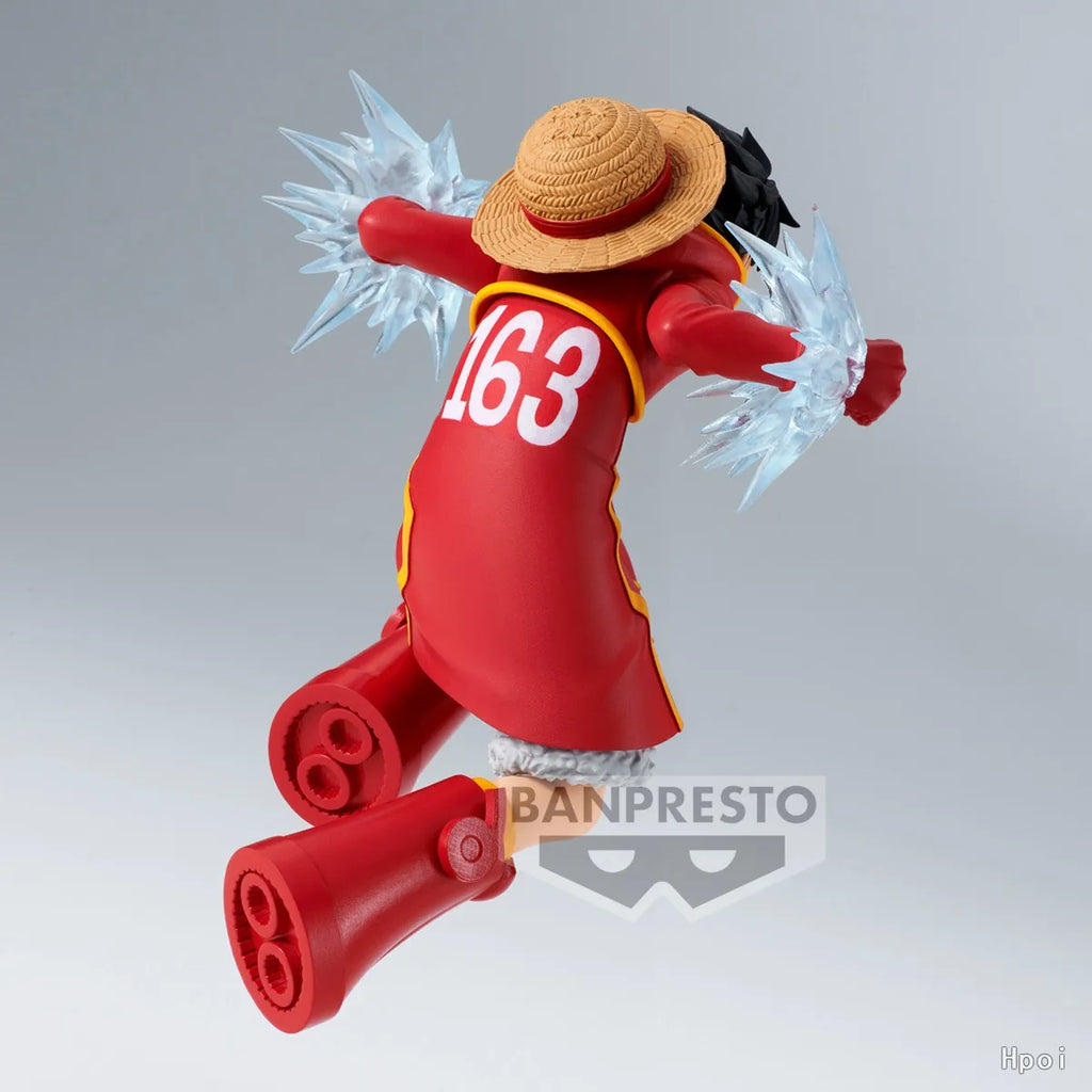 Original BANDAI BANPRESTO BATTLE RECORD COLLECTION One Piece Monkey D. Luffy Anime Character Figure Model Gift Ornaments
