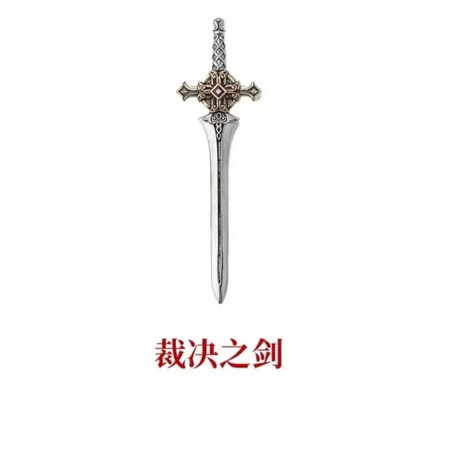 In Stock Mech Judge Pendant Chinese Style Metal Man Handheld Item Workstation Detachable Play Figure Desktop Collection Gift Toy