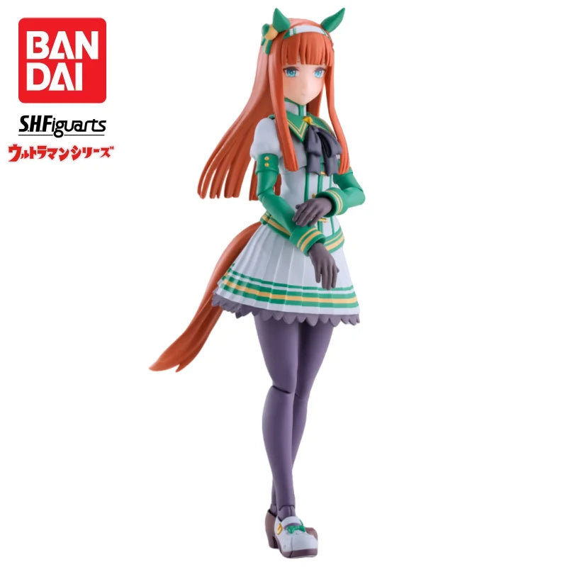 Auf Lager: Bandai Original SH Figuarts Pretty Derby Silence Suzuka Actionfigur, Modellpuppe, brandneu und originalverpackt, Anime-Charakter