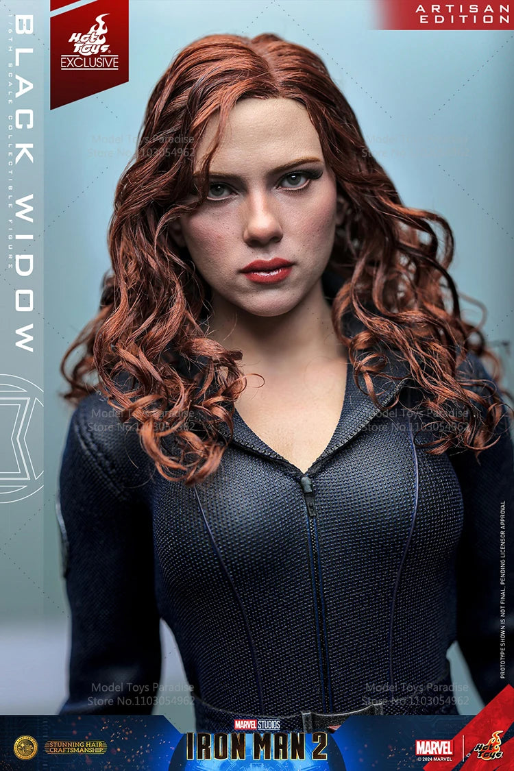 HOTTOYS HT MMS757AE 1/6 Collectible Toys Black Widow Hair Transplant Version Super Hero Soldier 12'' Action Figure Model Gifts
