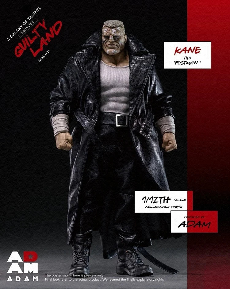 【MT】Original ADAM ADG 001 City Of Ultimate Evil Postman Kane 1/12 Action Figure Model Collection