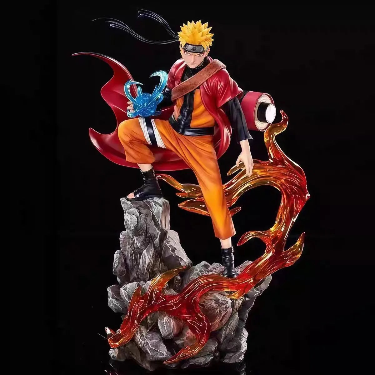 27 cm Naruto Anime Figur Uzumaki Naruto Uchiha Sasuke Action Modell Pvc Statue Desktop Ornament Sammlung Spielzeug Geschenk
