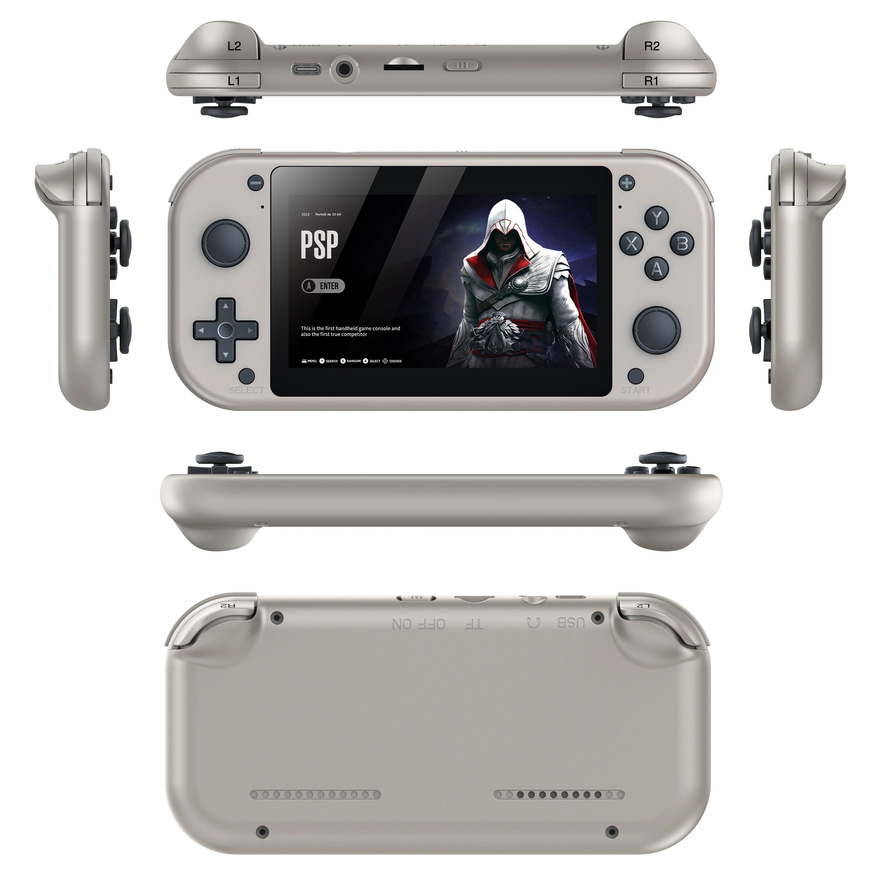 M17 Retro Handheld Video Game Console 4.3inch Screen 64G 128G Open Source Linux System Portable Pocket Video Player 30000+ GAMES
