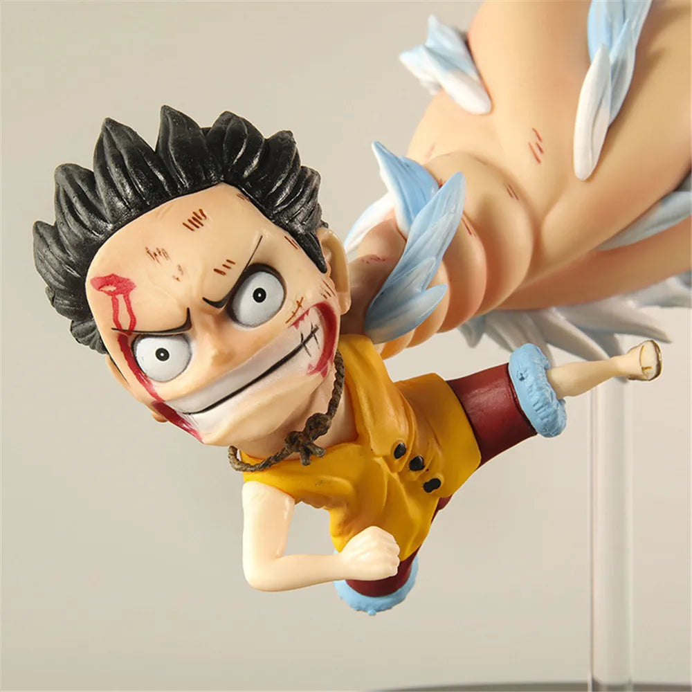 23 см Аниме One Piece Monkey D Luffy Gear 3 Battle Ver. PVC екшън фигурка Колекционерска кукла Фигурка Модел Играчки Детски Подаръци