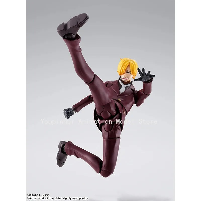 В наличност Bandai SHFiguarts One Piece Raid Sanji On Onagashima Аниме Фигурка Екшън Модел Фигурки Brinquedos Играчки