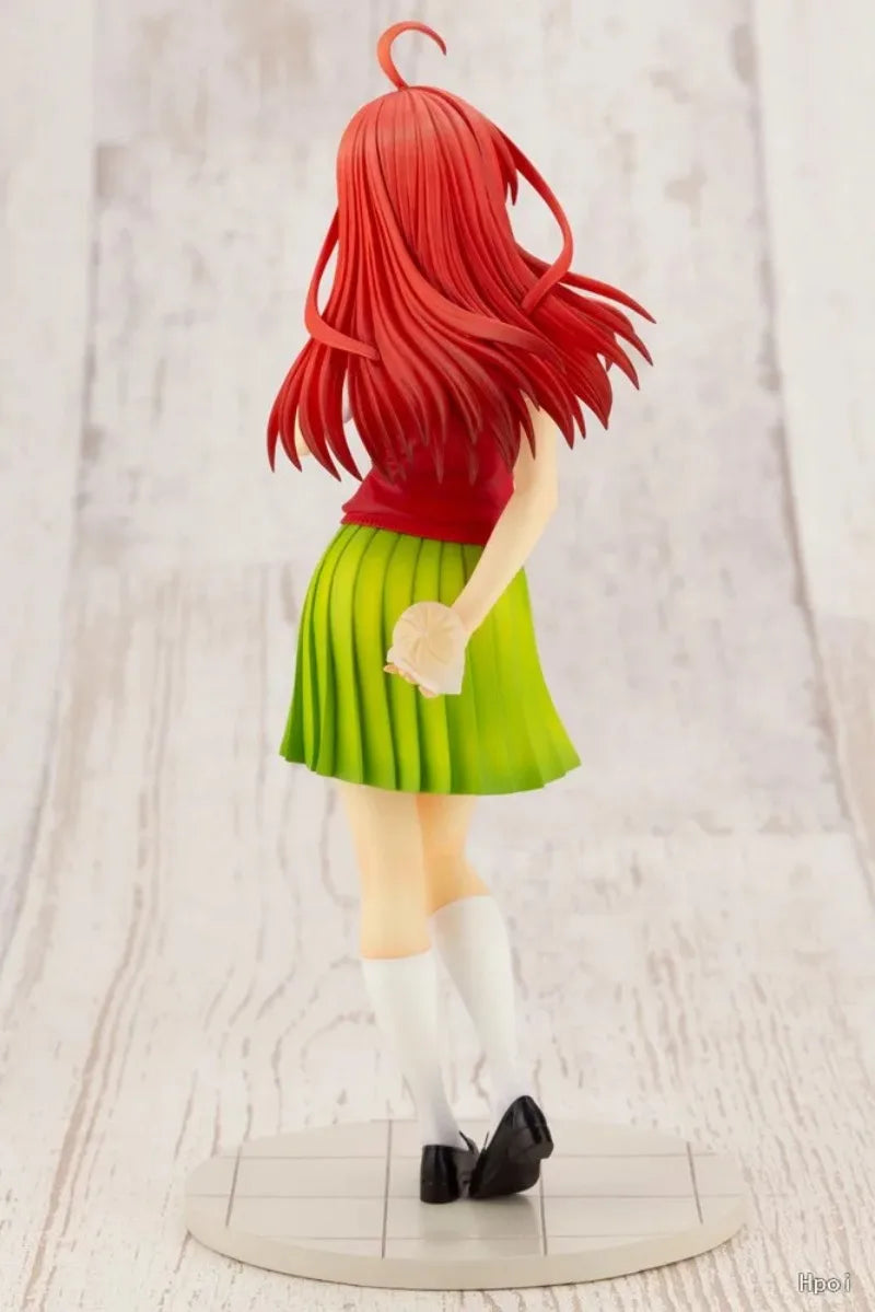 Genuine The Quintessential Quintuplets Nakano Itsuki 22.5cm Cute Girl Action Figure Anime Figure Model Toys Figure Doll Gift