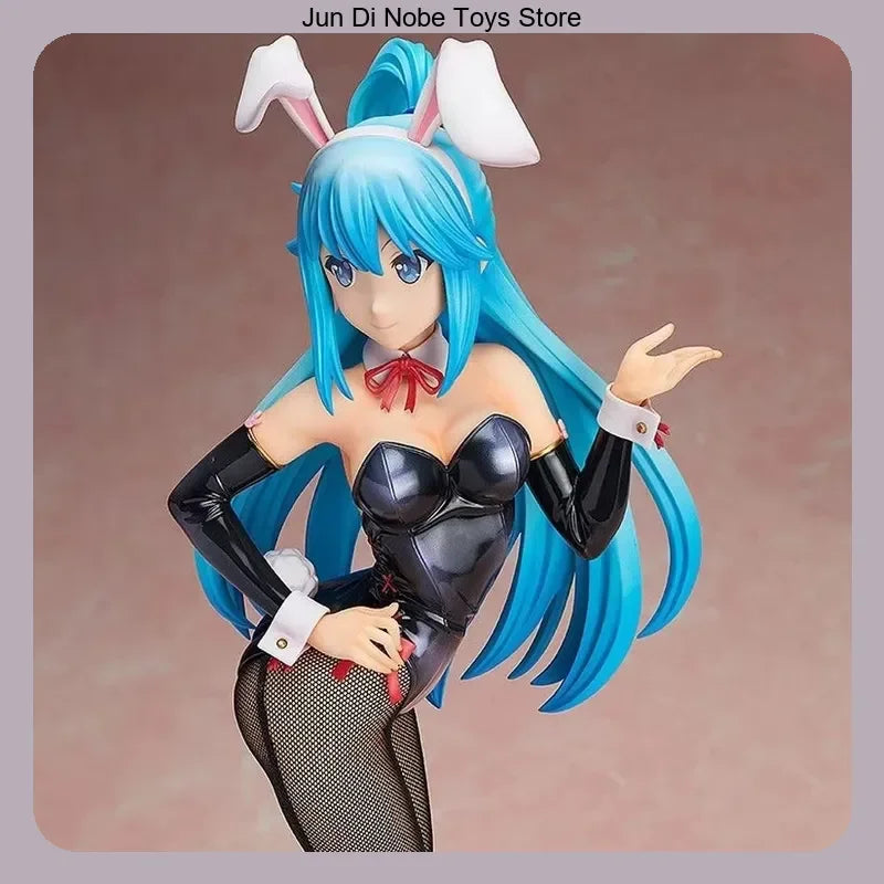 Aqua/Megumin/Darkness Konosuba 1/4 Scale Anime Bunny Girl Figure PVC Statue Model, Collection Desktop Decoration Gift