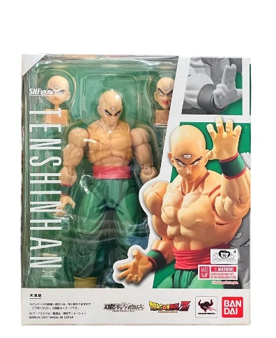 Genuine New Bandai SHF Tien Shinhan Soul Limited Dragon Ball Z Articulated Figure, Toy Doll, Gift, Collectible, in Stock