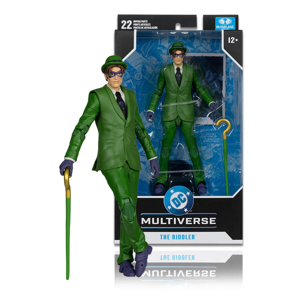 Mcfarlane Toys Hush The Riddler /Scarecrow/Batman Earth-2/Batgirl 18cm Action Figure DC Multiverse Model Doll