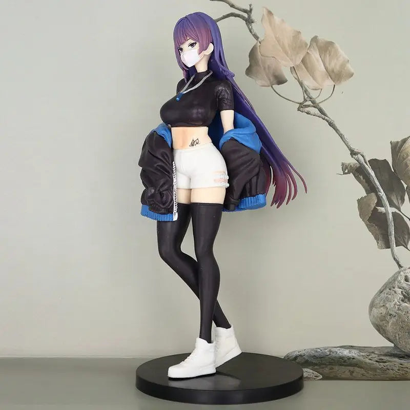 Neue grenzüberschreitende Sammelfigur Anime-Mädchen Yuna Desktop-Gehäuse Ornament PVC-Material Erwachsene ence Spezieller Hobbyartikel