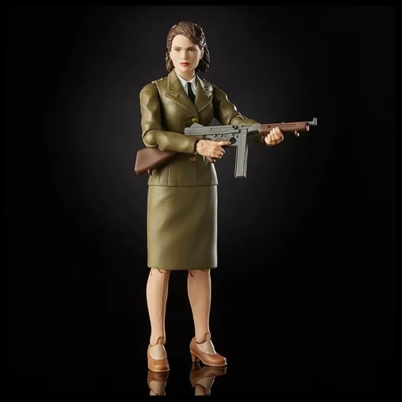 Original Hasbro Marvel Legends Series Captain America PEGGY CARTER Action Figure Toys Model Collection