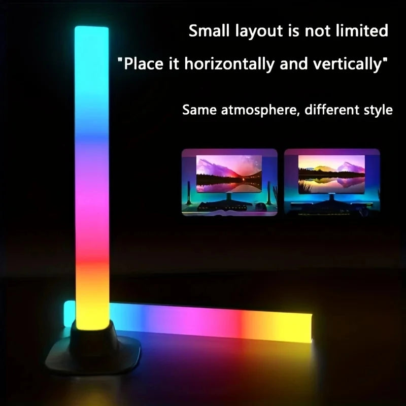 Desktop RGB Computer Monitor Light Bar Music Rhythm LED Holiday Atmosphere Decoration LIght E-sports TV Background Wall Lighting