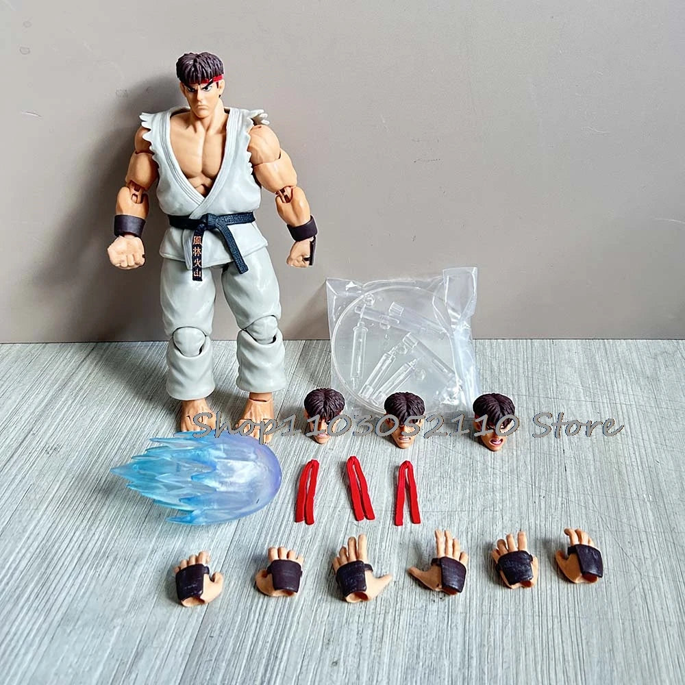 ST Street Fighter Guile Ken Ryu Action Figure Anime The Final Challengers Model Doll Statue Joint Movable Movie Toys Gifts