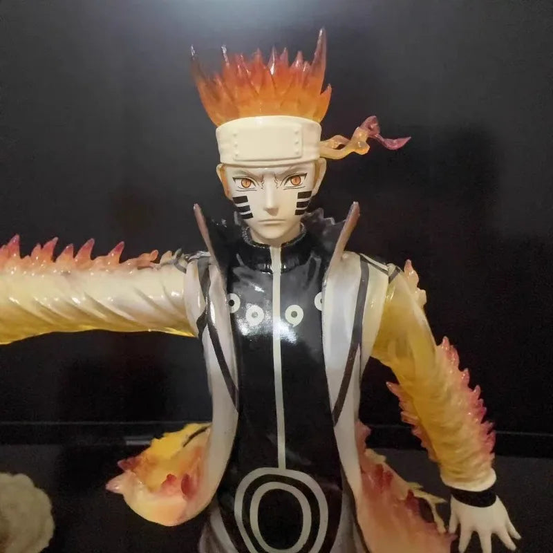 32cm Anime Peripherals Figure Uzumaki Naruto Namikaze Minato Anime Model Collect Pvc Desktop Ornament Decorations Children Toys
