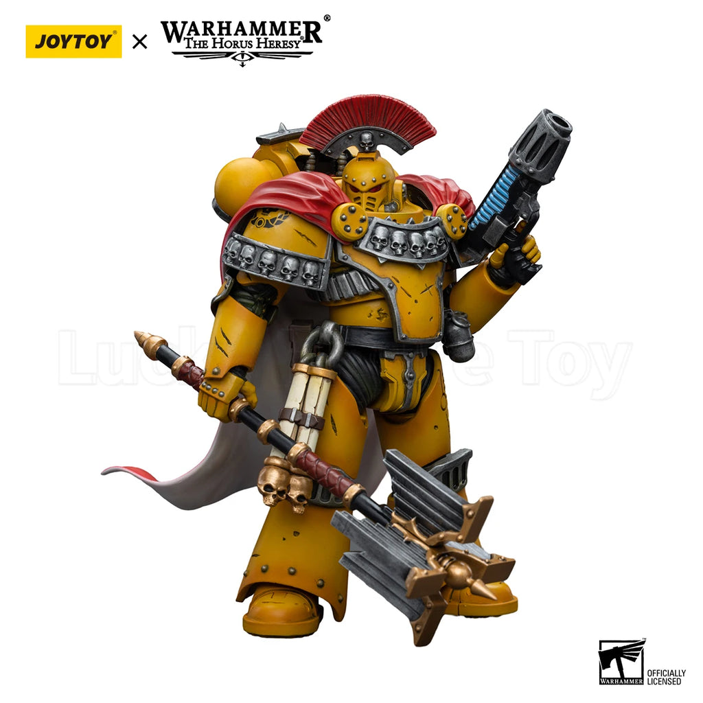 【Original】JOYTOY 1/18 Action Figure Warhammer 40K Imperial Fists Legion Chaplain Consul  Mklll Despoiler Legionaries Model Toy
