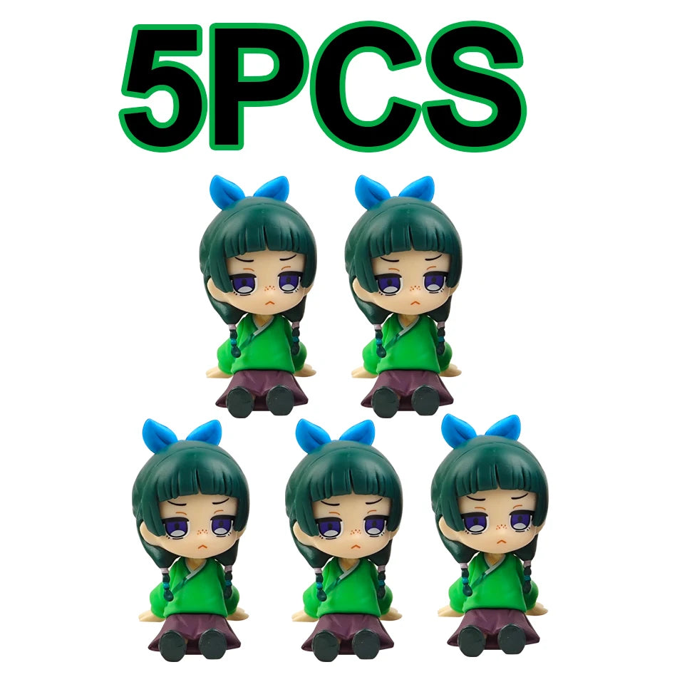 Q Version The Apothecary Diaries Maomao Jinshi Mini Figure Anime Periphery Kawaii Sitting Toys Desktop Car Ornaments Model Gifts
