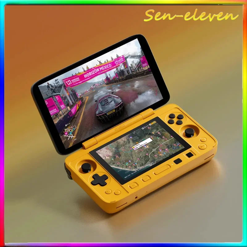 Flip 1S DS 1080P144Hz Flip Game Console 7"OLED Screen Portable Handheld Console HX370 8840U Dual Screens Game Machine