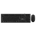 Lenovo Kabelgebundenes Tastatur- und Maus-Set, klassisches schwarzes Büro-Set, Business, Büro, Zuhause, Tastatur und Maus, 104 Tasten-Layout, Desktop, Laptop, universell
