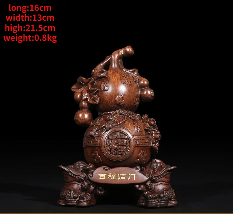 Fortune Gold Gourd Ornaments Fortune and Gourd Home Living Room Wine Bedroom Decorations Figurines Gifts