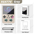 RG477V Handheld Game Console 4.7'' LTPS 120Hz Touchscreen Dimensity 8300 Android 14 27W Fast Charging AI Video Game Player Gifts